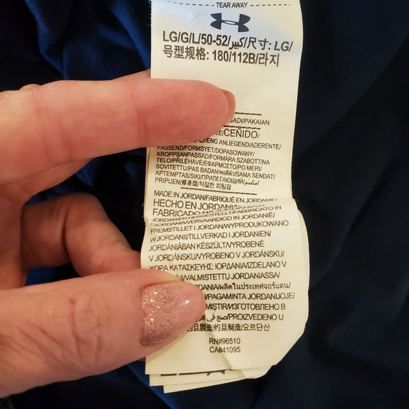 EUC Under Armour UA Sportstyle Anorak Windbreaker Pullover Half Zip Jacket Lg - Picture 8 of 12